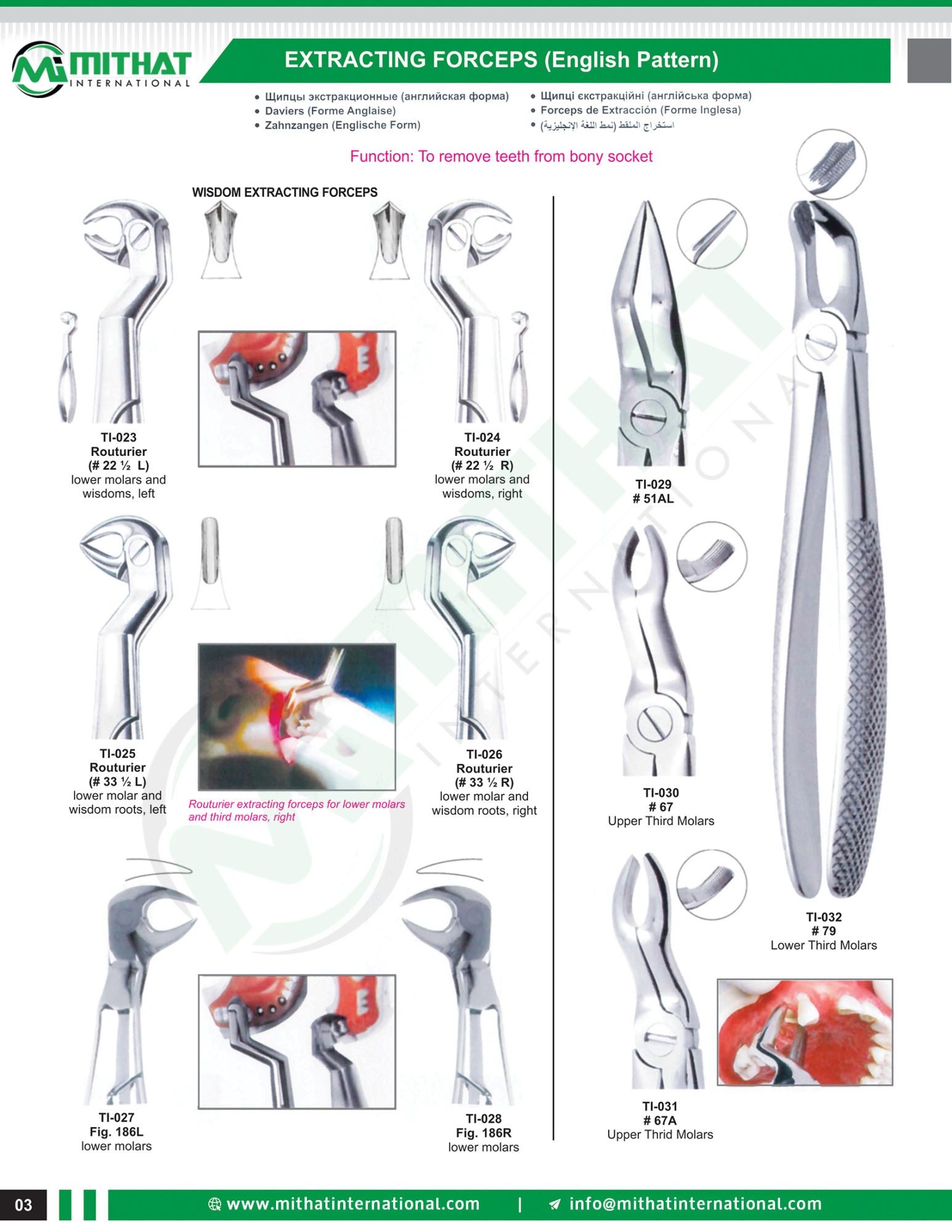 Extracting Forceps